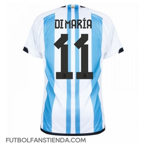 Argentina Angel Di Maria #11 Primera Equipación Mundial 2022 Manga Corta
